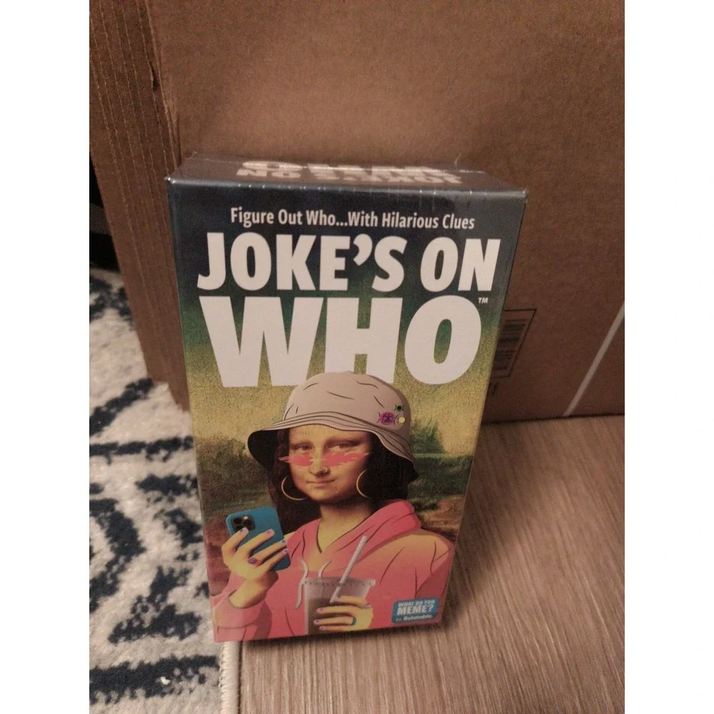 Joke's On Who Game New In Package/Sealed Figure Out Who With Hilarious Clues